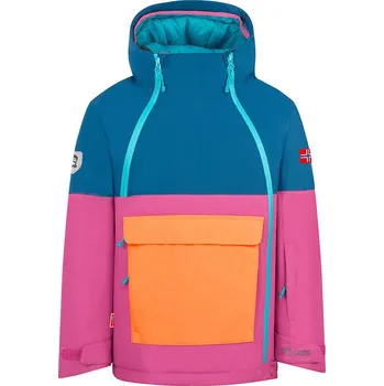 Dívčí bunda Trollkids Türkis/ Pink 8669406 98