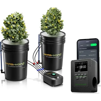Zavlažovač Hydroponický systém Mars Hydro DWC 2 s časovačem iTime
