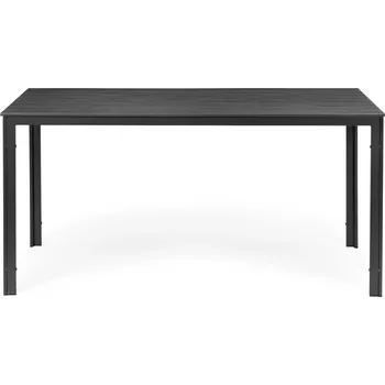 Zahradní nábytek zahradní stůl pro 6 osob 156 × 78 cm z polywoodu, šedý