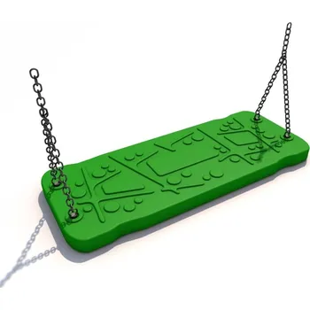 Dětská houpačka Playground System Houpačka světle zelená "oblouk" pro veřejný sektor včetně řetězů