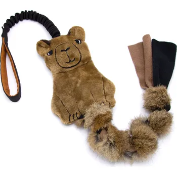 Hračka pro psa Pískací Potvůrky Hračka pro psa - kapybara, s králičí kožešinou