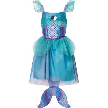 Karnevalový kostým Dívčí kostým "Mořská panna" / "Beruška" / "Ledové království" / "Víla" (mořská panna, 122/128 (6-8 Jahre))