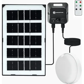 Venkovní osvětlení Aigostar - LED Solární stropní svítidlo se senzorem LED/3,7V 3000 mAh IP65 + DO