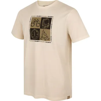 Pánské tričko Husky Pánské bavlněné triko Tee Square M XL, beige