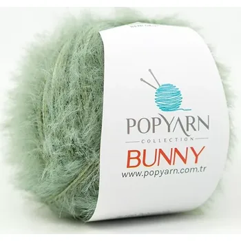 Příze POPYARN Příze Bunny B11 - zelená, 100g 170m