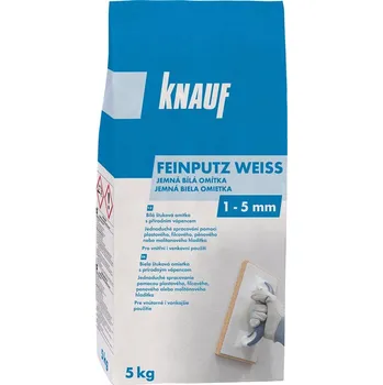 Omítka KNAUF FEINPUTZ WEISS – Bílá minerální štuková omítka 5kg