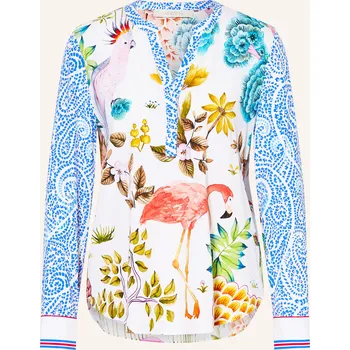 Dámská halenka Herzens Dámská Hedvábná Halenka, bílá / růžová / fialová, 44