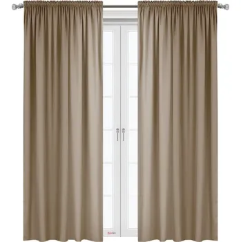 Závěs Fliying Dekorační závěs s řasící páskou Melanie 145x250 cm - béžový