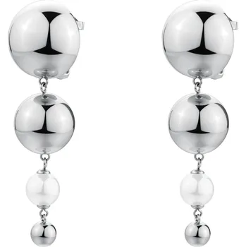 Šperk Brosway Moderní dlouhé náušnice se syntetickou perlou Perfect BPC60 + 2 měsíce na vrácení zboží