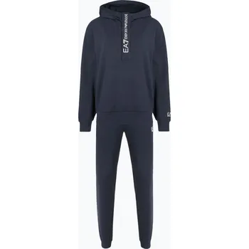 Dámské oblečení Dámská tepláková souprava EA7 Emporio Armani Train Tracksuit HO 1/4 Zip armani blue
