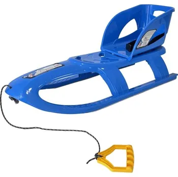 Sáně Prosperplast Sáně Bullet s dětskou opěrkou - modré