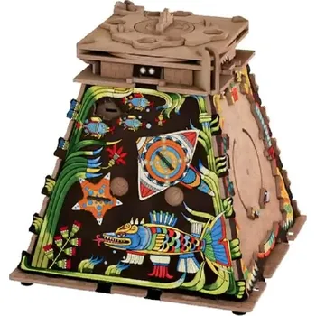 Dřevěná hračka iDventure Hlavolam Pyramida Slunce