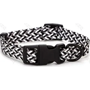 Obojek pro psa Obojek Nobleza proplétaný L (š.2,5 cm x d.38-66 cm) Barva: Tmavě šedá