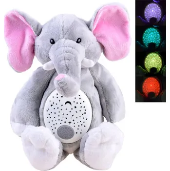 plyšák Plyšový projektor Slůně hrací skříňka slon