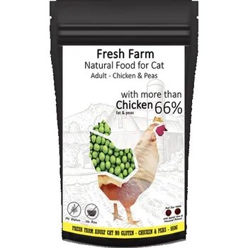 Krmivo pro kočku Fresh Farm No Gluten Cat Adult - kuřecí s hráškem 5 kg
