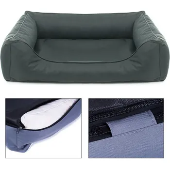 Pelíšek pro psa Ani - pet Sofa Valencia Pelíšek Standard - tmavě šedá barva Velikost: 65 x 50cm