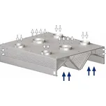 STALGAST Digestoř centrální skříňová - rekuperační 2400x1800x450 mm | STALGAST, 9821618240