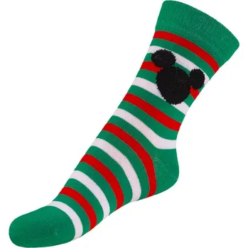 Dámská móda Bellatex Ponožky dětské Mickey 2 Červená,Béžová,Zelená, rozměr 31-34