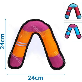 Hračka pro psa Oxford Bumerang hračka pro psa Nobleza 20 cm Barva: Červená