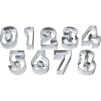 výuková tabulka CONTACTO Vykrajovátka 9 kusů, čísla 25 mm | CONTACTO, 637/060