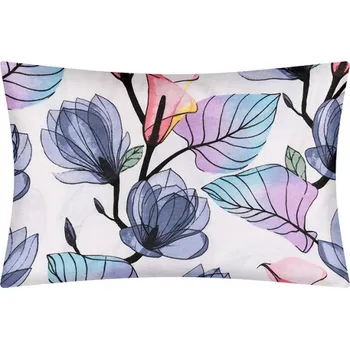 Povlak na polštářek Bellatex Povláček flanelový Louka Modrá,Fialová,Růžová, rozměr 40x60 cm