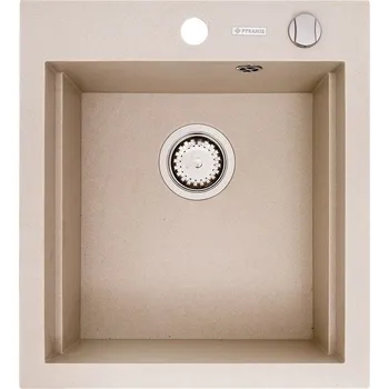Kuchyňský granitový dřez Pyramis SIROS 47x51,5 beige (70.084.201)