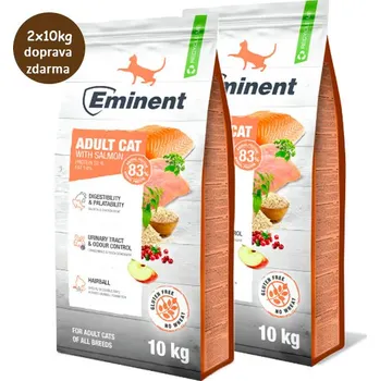 Krmivo pro kočku Eminent Cat Adult Salmon 32/14 2x10kg