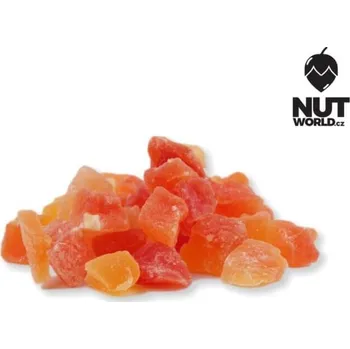Sušené ovoce Nutworld.cz Papaya kostky sladké Množství: 50g
