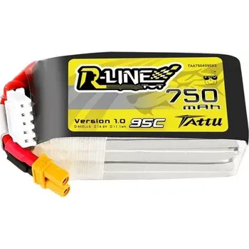 RC náhradní díl tattu r-line 750 mah 14,8 v 95c lipo baterie 4s s konektorem xt30