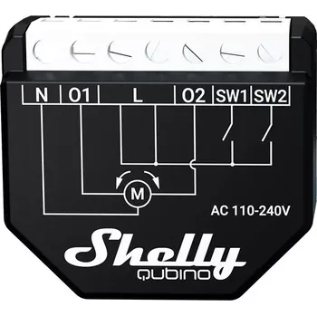 Centrální jednotka pro chytrou domácnost Shelly Shelly Qubino Wave Shutter pohon rolety Z-Wave, Z-Wave plus