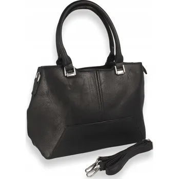 Kabelka Dámská klasická černá taška kufřík