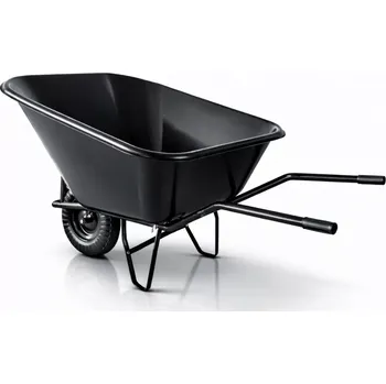 Kolečko Skecht Kolečko hospodářské 180 l nafukovací plastová korba černá