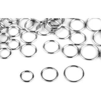 Kroužek pratelný Ø6 mm nikl 20ks
