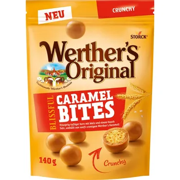 Bonbon Storck Werther's Original Caramel Bites Crunchy 140g