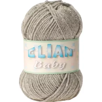 VSV Pletací příze Elian Baby 00195 - šedá