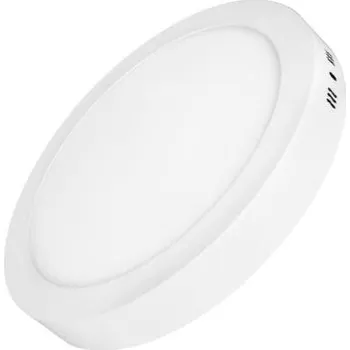 LED osvětlení Optonica 6W LED SURFACE PANEL ROUND 360lm AC85-265V 2700K, Teplá bílá