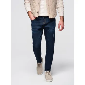 Pánské džíny Pánské džínové kalhoty REGULAR FIT - tmavě modré V4 OM-PADP-0241 - L