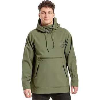 Pánská softshellová bunda Meatfly pánská softshell bunda Jax Olive | Zelená | Velikost S