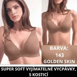 LORMAR Dámská podprsenka Lormar Ultrashine 1431 Vela comfort Golden skin - 80C
