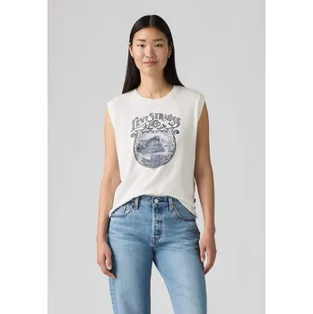 Dámské tričko Levi's Weiß/ Dunkelblau 3246098 S