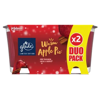 Svíčka Glade svíčka vonná Warm Apple Pie, 2× 112 g