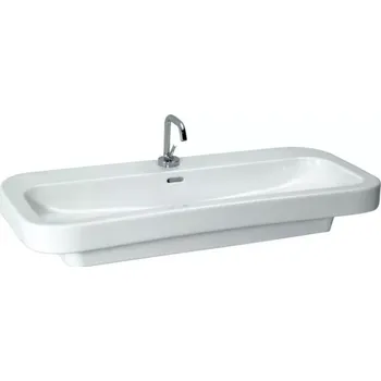 umyvadlová mísa Palomba 1080.6 s otvorem, 100/50 cm bílá