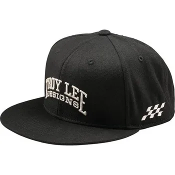 Módní doplněk Troy Lee Designs Kšiltovka Troy Lee Designs FLAT BILL SNAPBACK, black - Uni