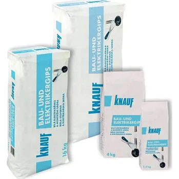 Sádra KNAUF BAU- UND ELEKTRIKERGIPS – Elektrikářská a montážní sádra 1,5kg