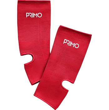 Chránič holeně pro bojový sport Bandáž kotníků Primo Monochrome - červené