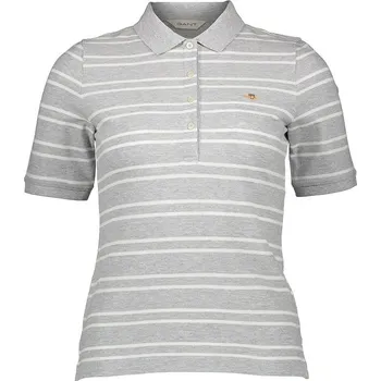 Dámské tričko Tričko Gant Grau/ Weiß 8883850 M