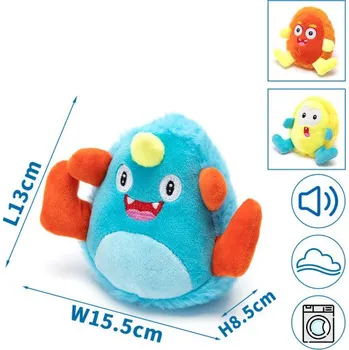 Hračka pro psa Plyšová hračka Nobleza - Little Monster 13 cm Barva: Oranžová