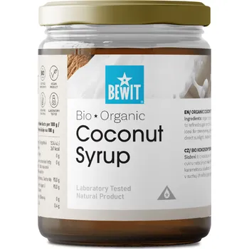 Sladidlo BEWIT Kokosový sirup, BIO - 500 g