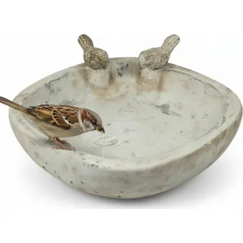 Krmítko pro ptáka Betonové pítko a krmítko pro ptáky