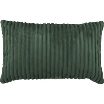 Polštář Obdélníkový polštář DESIGN v tmavě zelené barvě